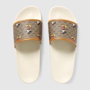 Gucci x Disney Mickey Mouse Print Slides